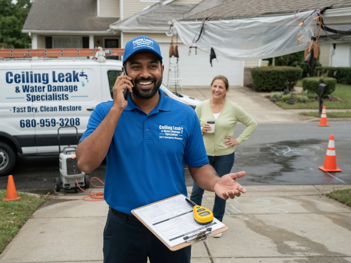 Ceiling Leak Cleanup Kingsland, TX FAQs